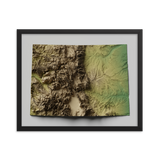 Colorado Exaggerated Relief Map