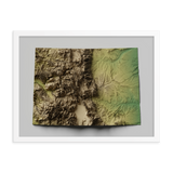 Colorado Exaggerated Relief Map