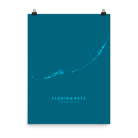 Florida Keys Minimalist Poster