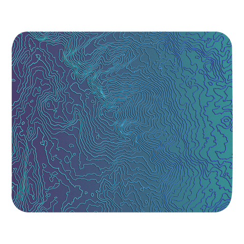 Pikes Peak Topo Color Mousepad